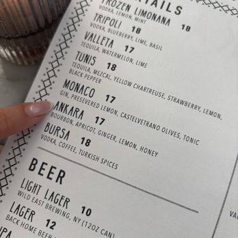 Shuka - Drinks - Mediterranean Near Me - New York, New York Shuka - Drinks - Mediterranean Near Me - New York, New York