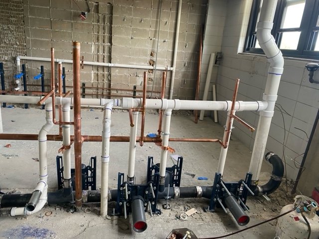 Slide of Vertical Plumbing