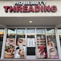 Exterior outside entrance of HQ Beauty and Threading - Torrance, California Exterior outside entrance of HQ Beauty and Threading - Torrance, California