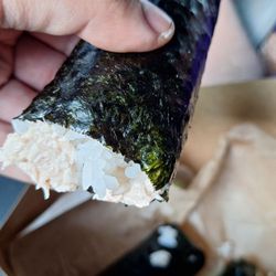 Blue crab hand roll