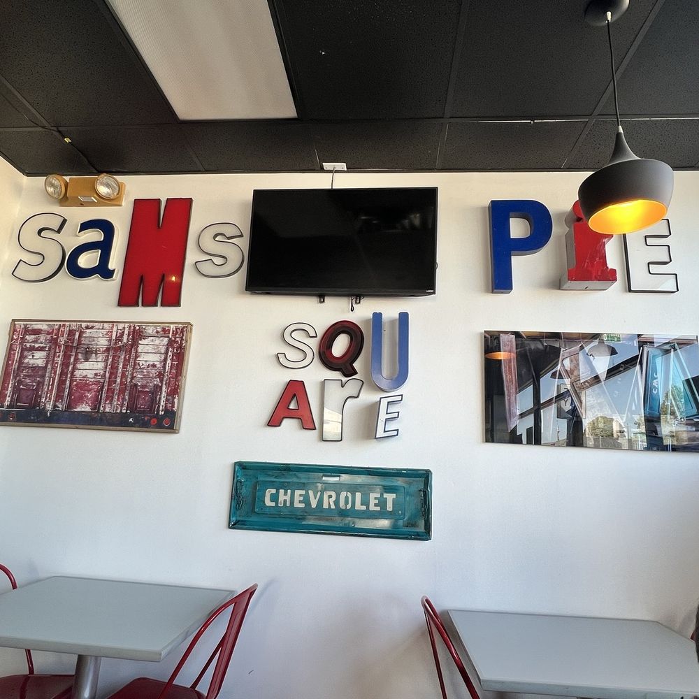 Sam’s Square Pie - Fun Decor and signage ! - Pizza Near Me - Indianapolis, Indiana Sam’s Square Pie - Fun Decor and signage ! - Pizza Near Me - Indianapolis, Indiana