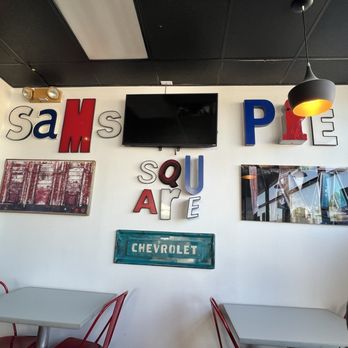 Sam’s Square Pie - Fun Decor and signage ! - Pizza Near Me - Indianapolis, Indiana Sam’s Square Pie - Fun Decor and signage ! - Pizza Near Me - Indianapolis, Indiana