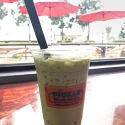 Pickle Banh Mi Co - Fountain Valley - Matcha milk tea with boba