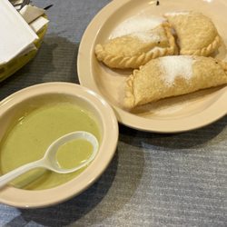 Sabor Latino - Ecuadorian Empanadas + Aji = hot sauce