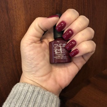 Hands Down - a Nail Salon - Acrylic overlay with Tinted Love Shellac gel polish by CND. - Nail Salons Near Me - Clinton, Connecticut Hands Down - a Nail Salon - Acrylic overlay with Tinted Love Shellac gel polish by CND. - Nail Salons Near Me - Clinton, Connecticut