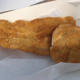 1 Piece Fish w/Biscuit ($4.99)- 3/5 stars 1 Piece Fish w/Biscuit ($4.99)- 3/5 stars