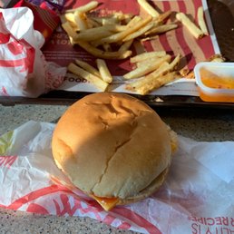 Jr. Cheeseburger / no onions Jr. Cheeseburger / no onions