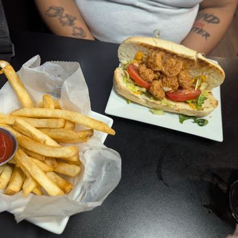 Ben's Next Door - Happy hour fries and shrimp po boy. - Bars Near Me - Washington, DC, District of Columbia