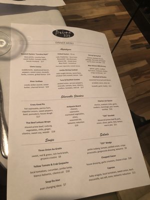 Menu photo 6 Prime 225 Chesapeake City, MD Menu photo 6 Prime 225 Chesapeake City, MD