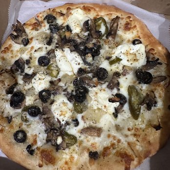 Bella Napoli Pizzeria - 10" Personal Bianca White Pizza with mushrooms, onions, black olives and jalapeños - Pizza Near Me - Ocoee, Florida