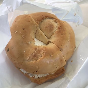 Bagel Place Cafe - Butter and Cream Cheese on jalapeño bagel - Bagels Near Me - Sunnyvale, California Bagel Place Cafe - Butter and Cream Cheese on jalapeño bagel - Bagels Near Me - Sunnyvale, California