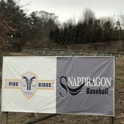 Snapdragon Baseball - SnapDragon Sign off of Route 2 (South County Trail).