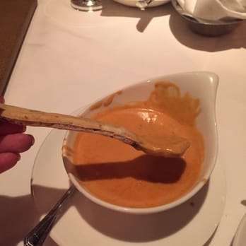 Buckinghams Steakhouse and Lounge - That would be a spoon cracker in the lobster bisque! - Steakhouses Near Me - Elgin, Illinois