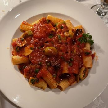 Michael's - Pasta Rigatoni with anchovies and olives - Italian Near Me - Brooklyn, New York Michael's - Pasta Rigatoni with anchovies and olives - Italian Near Me - Brooklyn, New York