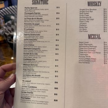 La Más Querida - Drink menu - Mexican Near Me - San Jose, California