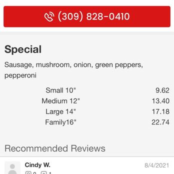 Tobin's Pizza - The Special - Pizza Near Me - Bloomington, Illinois Tobin's Pizza - The Special - Pizza Near Me - Bloomington, Illinois