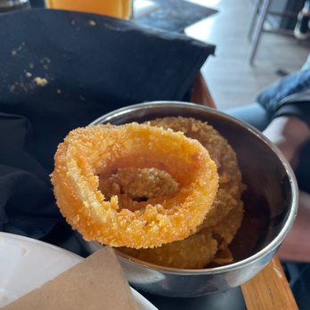 ViewHouse Ballpark - These onion rings taste like they were fresh out the frozen section! - Breakfast & Brunch Near Me - Denver, Colorado