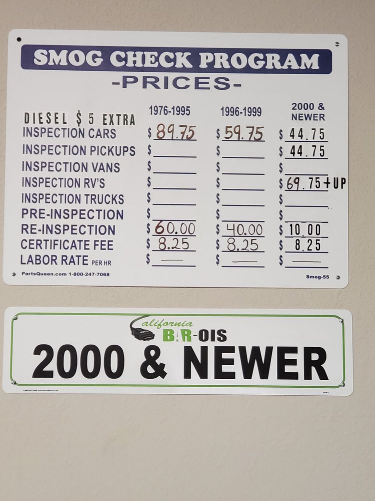 PATTERSON SMOG Updated September 2024 103 N 1st St, Patterson