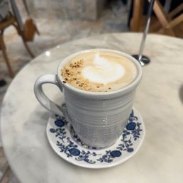 Honeycomb Tahini Latte