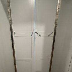Peacock Cabinetry - This is how they put two panels together and this what I look at coming from the pantry