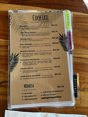 Menu photo 8 Palmeira Tropical Fusion Anchorage, AK Menu photo 8 Palmeira Tropical Fusion Anchorage, AK