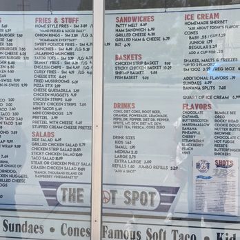The Hot Spot - Menu - Fast Food Near Me - Salina, Utah The Hot Spot - Menu - Fast Food Near Me - Salina, Utah