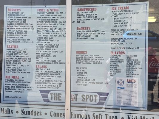 Menu photo 1 The Hot Spot Salina, UT Menu photo 1 The Hot Spot Salina, UT