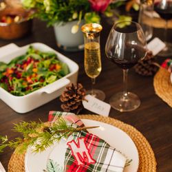A Dash of Salt - Holiday tablescape