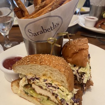 Sarabeth's - Chicken Sandwich with cole slaw, pickles and jalapeño marmalade - Breakfast & Brunch Near Me - New York, New York Sarabeth's - Chicken Sandwich with cole slaw, pickles and jalapeño marmalade - Breakfast & Brunch Near Me - New York, New York