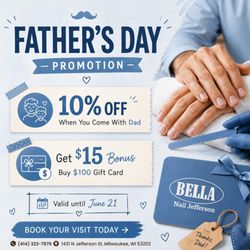 Bella Nail Spa - THE BEST GIFT IS TIME SPENT TOGETHER