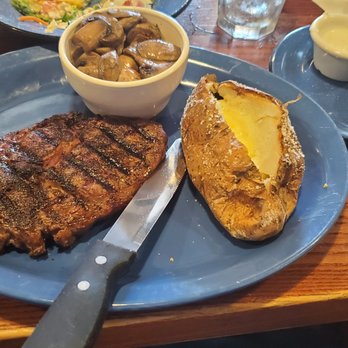 Hoffbrau Steak & Grill House - Steak was delicious... salt baked Russet was great and Mushrooms were outstanding - Steakhouses Near Me - Granbury, Texas Hoffbrau Steak & Grill House - Steak was delicious... salt baked Russet was great and Mushrooms were outstanding - Steakhouses Near Me - Granbury, Texas