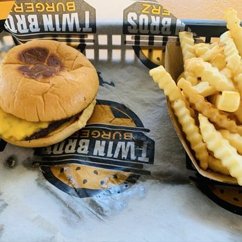 Twin Bros Burgerz - Kids cheeseburger meal (includes a small drink) - Burgers Near Me - Helotes, Texas Twin Bros Burgerz - Kids cheeseburger meal (includes a small drink) - Burgers Near Me - Helotes, Texas