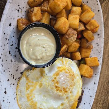 Toasted Rooster Cafe - Hamburger steak breakfast - Breakfast & Brunch Near Me - Sacramento, California Toasted Rooster Cafe - Hamburger steak breakfast - Breakfast & Brunch Near Me - Sacramento, California