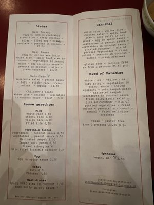 Menu photo 1 Kannibalen En Paradijsvogels Amsterdam, NH Menu photo 1 Kannibalen En Paradijsvogels Amsterdam, NH
