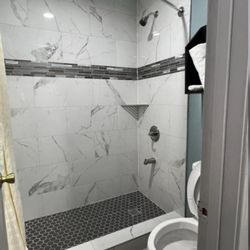 Ozark Inn - The updated shower was very nice!