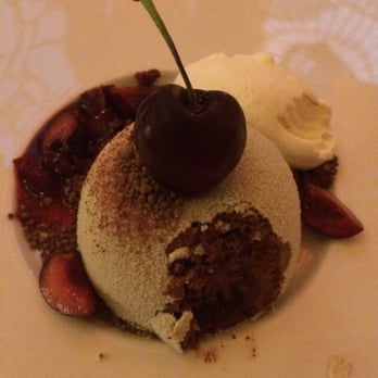 1901 Restaurant - Chocolate mouse with cherry - British Near Me - London, XGL