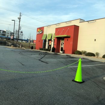 Del Taco - a cone in the middle of a parking lot - Fast Food Near Me - Tucker, Georgia Del Taco - a cone in the middle of a parking lot - Fast Food Near Me - Tucker, Georgia