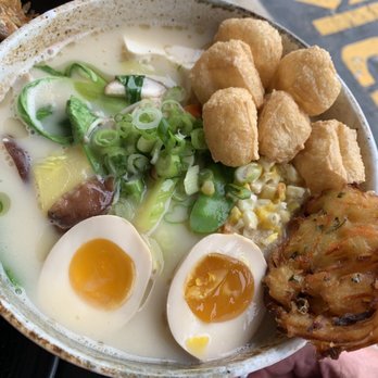 Doragon Eatery - Vegetarian Ramen - such a beautiful dish! - Ramen Near Me - Ashland, Massachusetts
