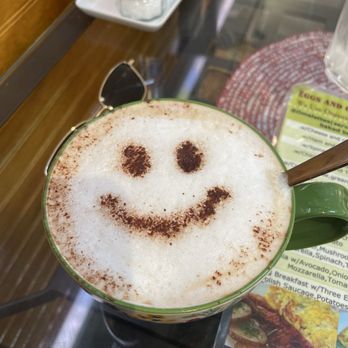 Around the World Cafe Bakery - Vanilla late :) - Cafes Near Me - Indialantic, Florida