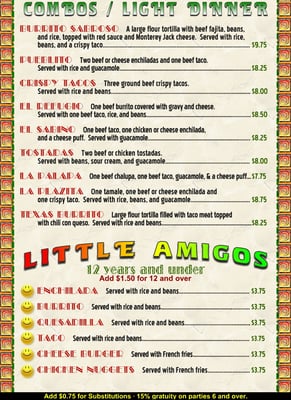Menu photo 4 Mi Rancho Spring Spring, TX