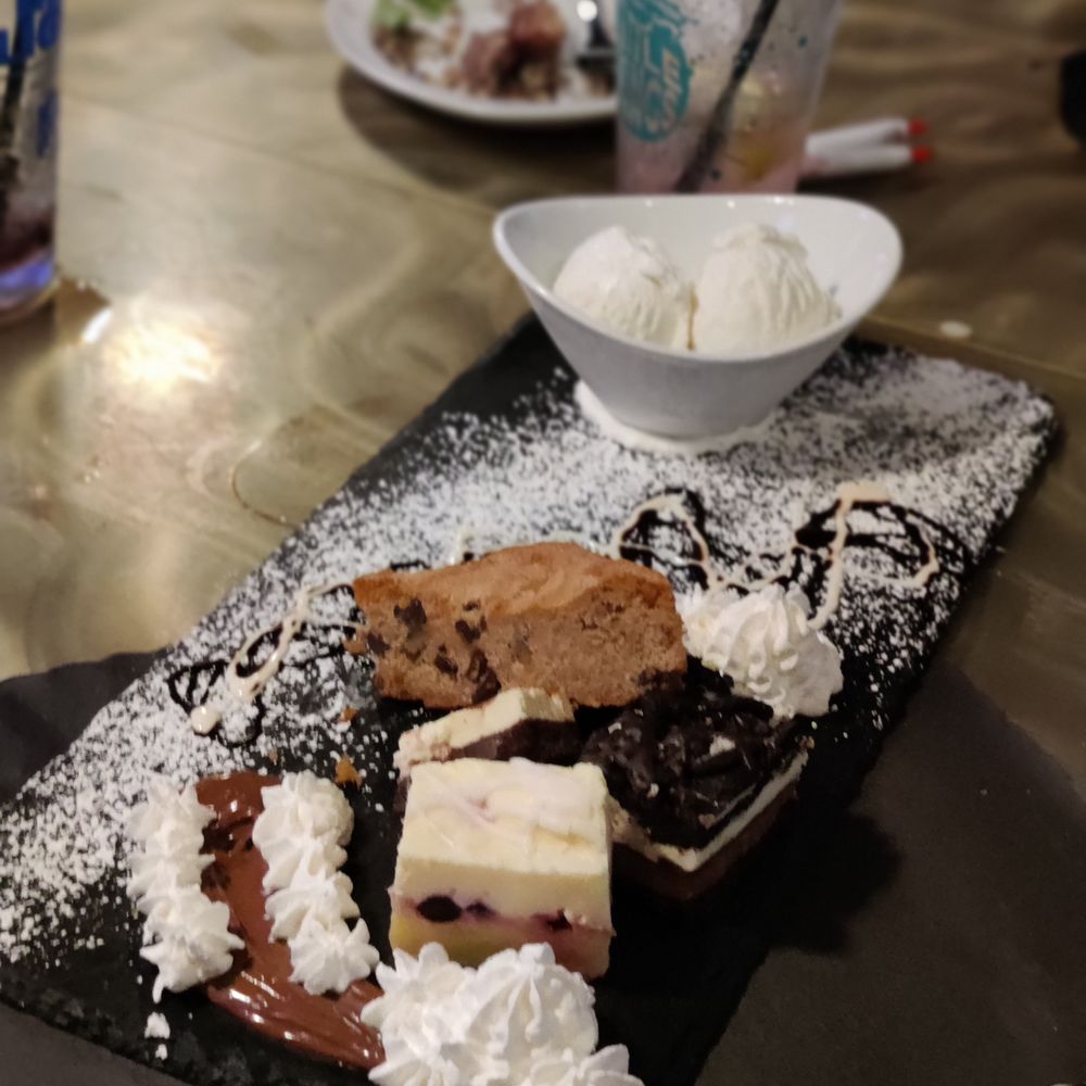 Bistro Eighty Ates - a plate of desserts - New American Near Me - Webster, Massachusetts