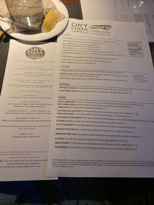 Menu photo 2 Dry Creek Grill San Jose, CA