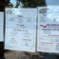 Cheyenne Cafe - Menu 9/22