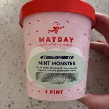 Mayday Ice Cream - Mint Monster Pint - Ice Cream & Frozen Yogurt Near Me - Jacksonville, Florida