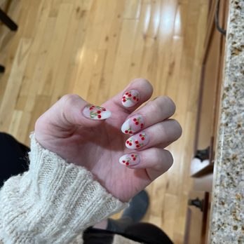 Jenny's Nails & Spa - Cherry nail art - Nail Salons Near Me - Grand Rapids, Michigan