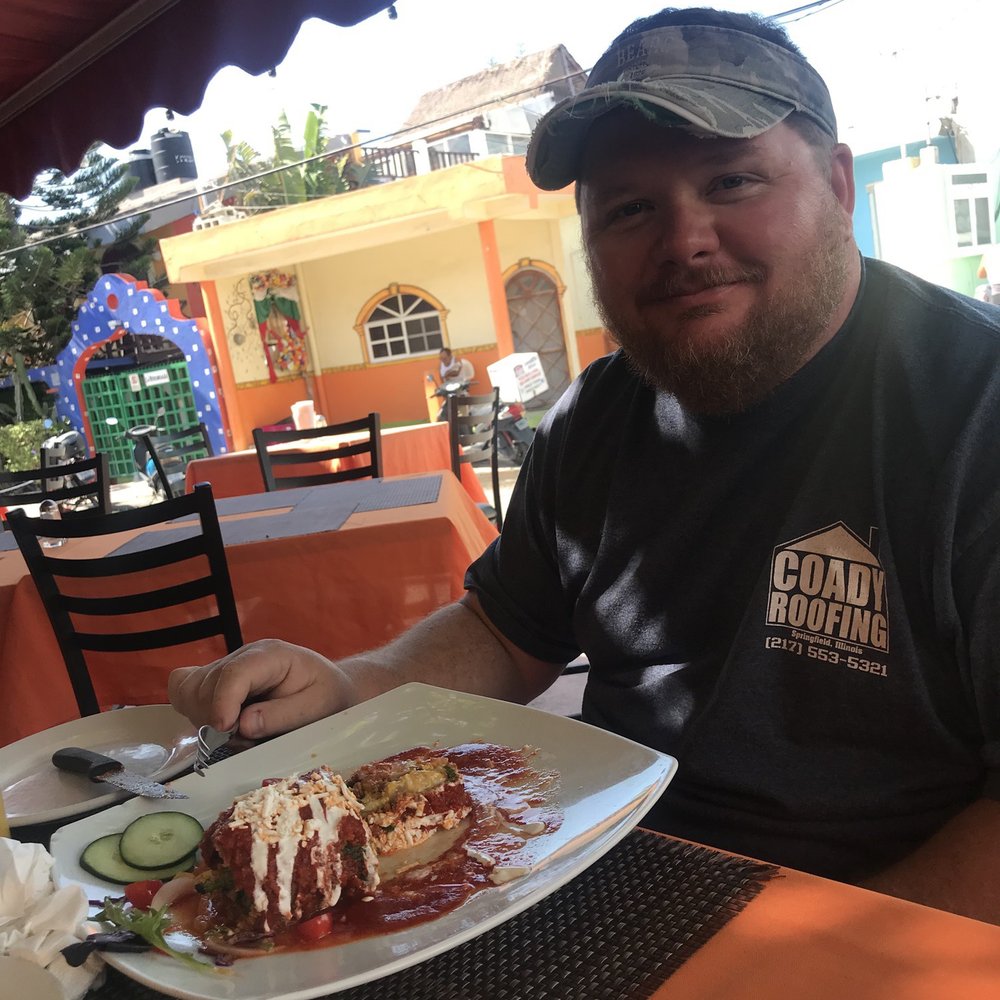 Caribbean Brisas - The Stuffed Poblano Pepper - Seafood Near Me - Isla Mujeres, ROO Caribbean Brisas - The Stuffed Poblano Pepper - Seafood Near Me - Isla Mujeres, ROO