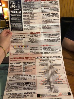 Menu photo 2 R Bar And Grill Nanticoke, PA Menu photo 2 R Bar And Grill Nanticoke, PA