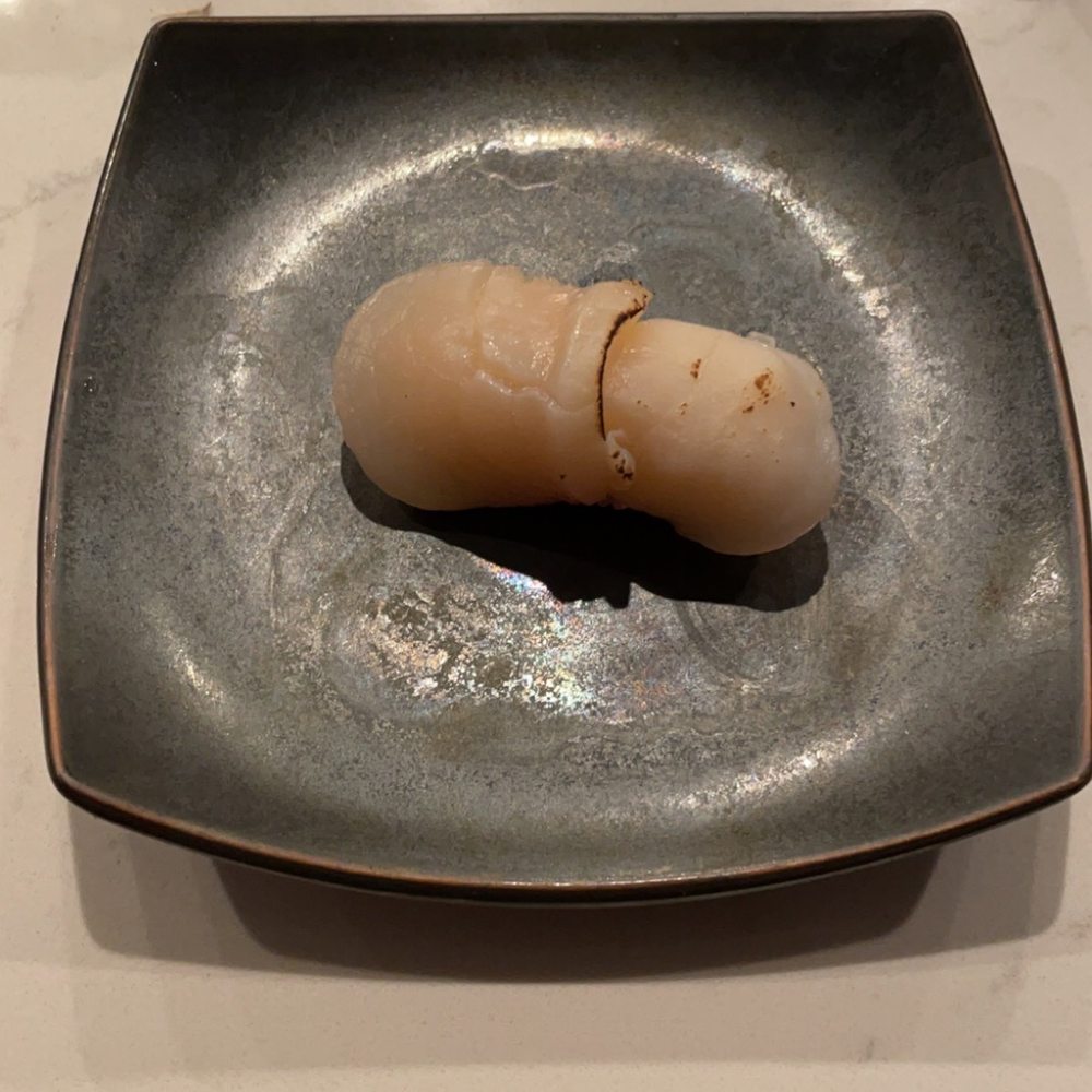 Edoko Omakase - Lightly scorched hotate - Sushi Bars Near Me - Irving, Texas