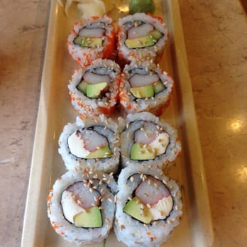 Pho An & Sushi Bar - 2 different kind of CA rolls on plate. - Vietnamese Near Me - Conroe, Texas Pho An & Sushi Bar - 2 different kind of CA rolls on plate. - Vietnamese Near Me - Conroe, Texas