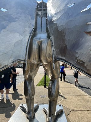 Mothman Statue and Marker by null